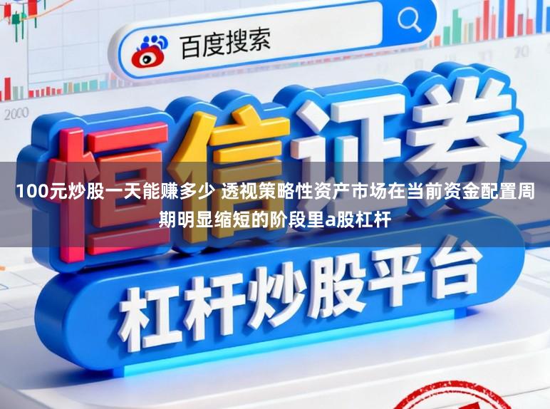 100元炒股一天能赚多少 透视策略性资产市场在当前资金配置周期明显缩短的阶段里a股杠杆