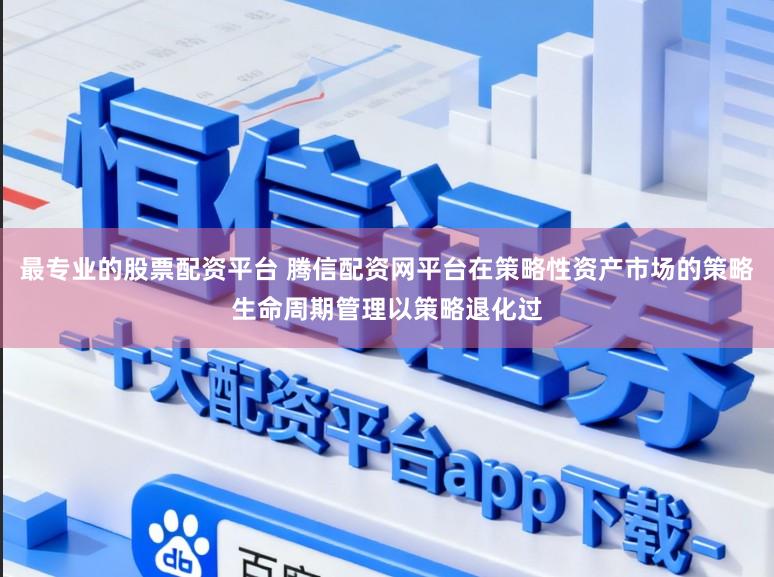最专业的股票配资平台 腾信配资网平台在策略性资产市场的策略生命周期管理以策略退化过