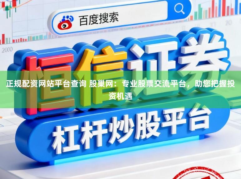 正规配资网站平台查询 股巢网：专业股票交流平台，助您把握投资机遇